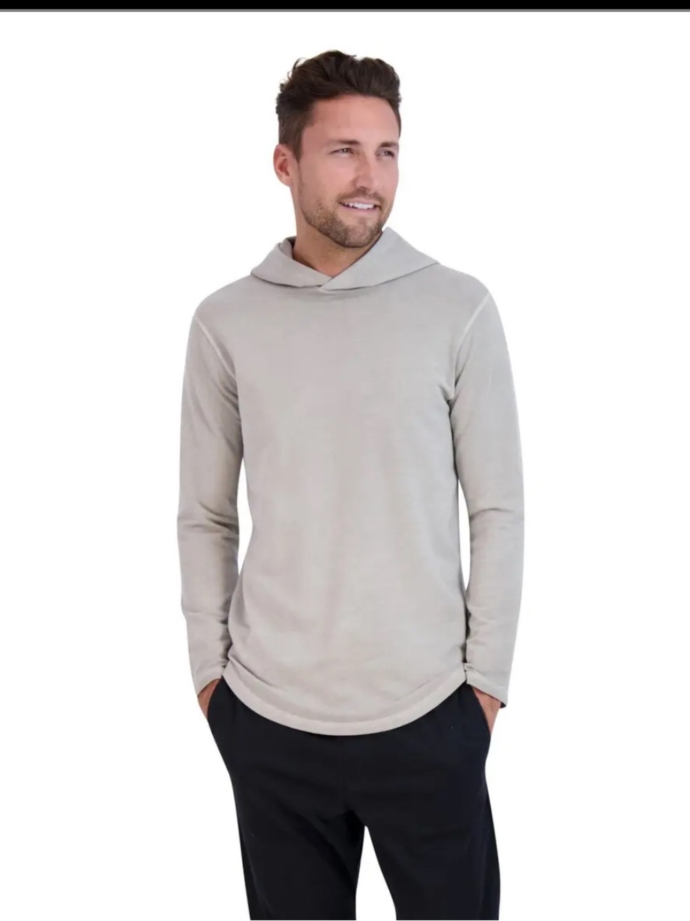 Goodlife SUN-FADED MICRO TERRY HOODY: Color Incense - Men’s Large!